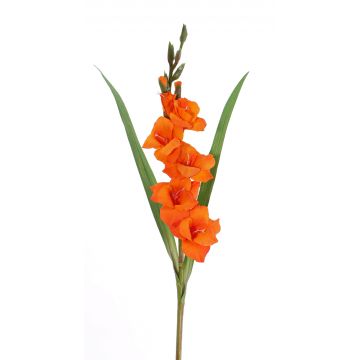 Gladiolo artificiale ELEA, arancione, 85cm, Ø3-10cm