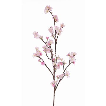 Ramo finto di ciliegio in fiore ARIELLE con fiori, rosa, 95cm
