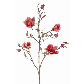 Magnolia artificiale LORA, fucsia-rosa, 110cm, Ø10-12cm