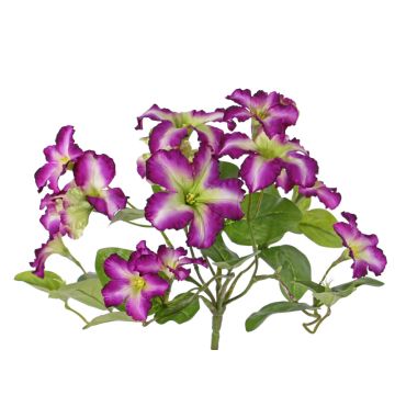 Petunia artificiale SINDY su stelo, viola-verde, 30cm, Ø30cm