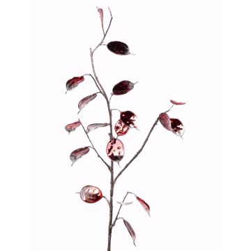 Ramo di lunaria artificiale SALEM, rosso-argento, 90cm