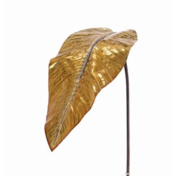 Foglia artificiale di canna d'india DEBY, dorato, 95cm