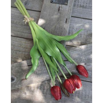 Mazzo di tulipani artificiali LONA, rosso, 35cm, Ø15cm