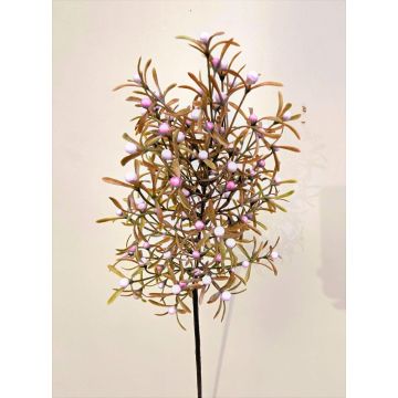 Ramo decorativo finto con bacche VARDALIN con frutti, verde-rosa, 80 cm
