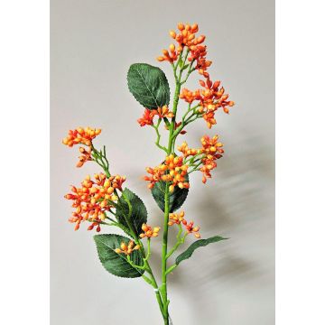 Ramo di palla di neve artificiale LABIBA con boccioli, arancione, 60 cm