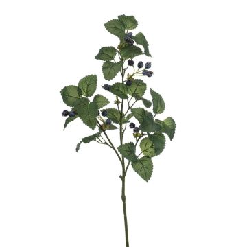 Ramo artificiale di mirtillo PAVRO con bacche, blu, 75 cm