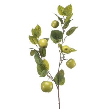 Ramo finto di mela NICOLETTA con frutti, verde, 85 cm