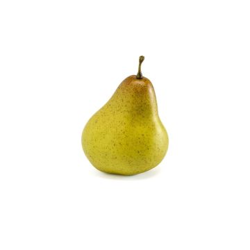 Frutta artificiale pera KAMALA, verde-marrone, 8 cm