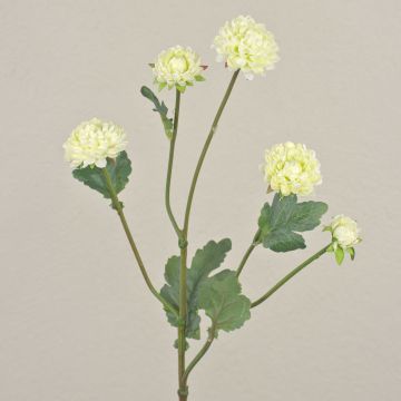 Crisantemo artificiale RYON, bianco, 70cm, Ø3-5cm
