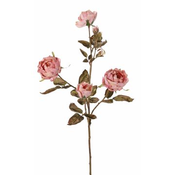Ramo artificiale di rose SITARA, rosa antica, 75cm, Ø5-8cm