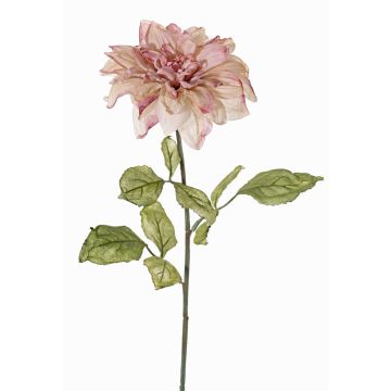Dalia artificiale MAERA, rosa antico-bianco, 70cm, Ø17cm