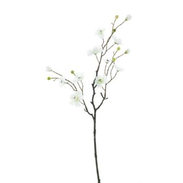 Ramo artificiale di fiori di melo LEKO, fiori, bianco, 55 cm