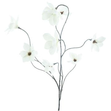 Ramo artificiale magnolia MAZANA, crema, 125 cm