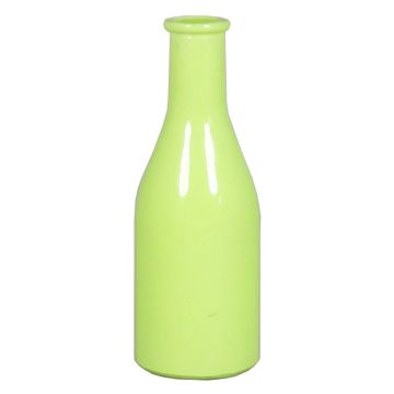 Bottiglia decorativa ANYA, vetro, verde chiaro, 18cm, Ø6,5cm
