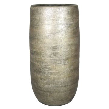 Vaso da fiori in ceramica AGAPE con grano, oro, 50cm, Ø24,5cm