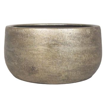 Ciotola decorativa in ceramica AGAPE con grano, oro, 14cm, Ø28cm