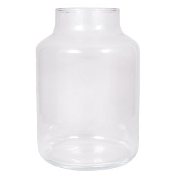 Vaso di vetro SIARA, trasparente, 24,5cm, Ø16,8cm