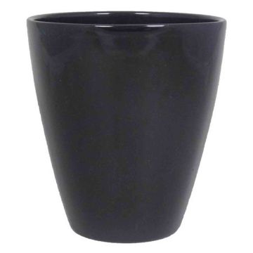 Vaso TEHERAN PALAST in ceramica, nero, 17cm, Ø13,5cm