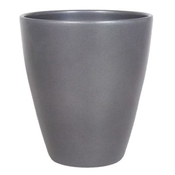 Vaso TEHERAN PALAST in ceramica, antracite, 17cm, Ø13,5cm