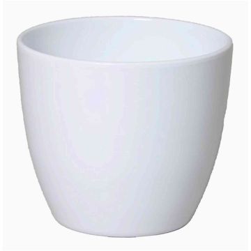 Piccolo vaso in ceramica per piante TEHERAN BASAR, bianco, 6cm, Ø7,5cm