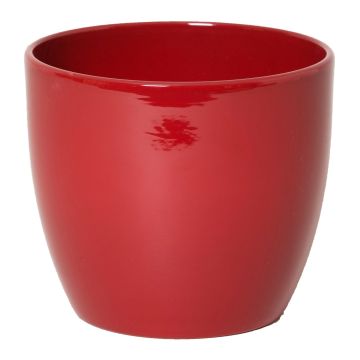 Vaso per piante in ceramica TEHERAN BASAR, rosso vino, 12cm, Ø13,5cm