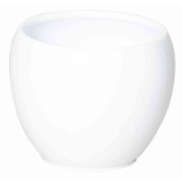 Fioriera bianca URMIA BASAR, ceramica, 18,5cm, Ø22cm