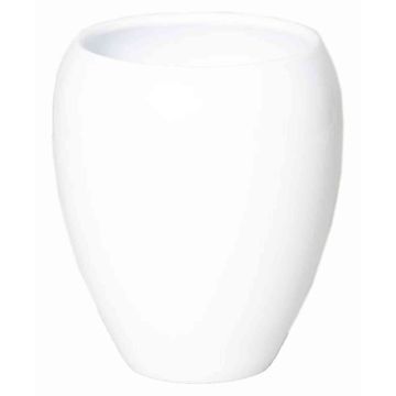 Vaso bianco URMIA MONUMENT, ceramica, 19cm, Ø16cm