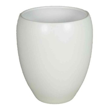 Vaso bianco-opaco URMIA MONUMENT, ceramica, 28cm, Ø25cm