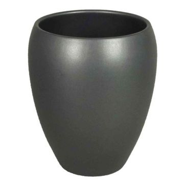 Vaso antracite-opaco URMIA MONUMENT, ceramica, 19cm, Ø16cm