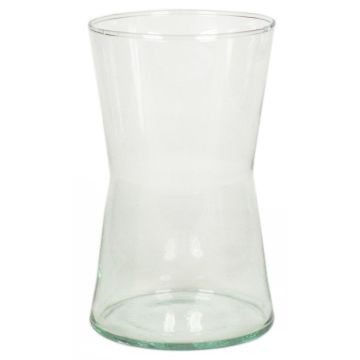 Vaso di vetro LIZ OCEAN, trasparente, 20cm, Ø12cm