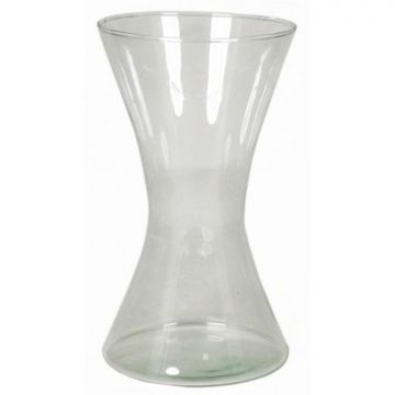 Vaso di vetro LIZ OCEAN, trasparente, 22cm, Ø12,5cm