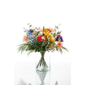 Mazzo di fiori artificiali FEME, colorato, 60cm, Ø40cm
