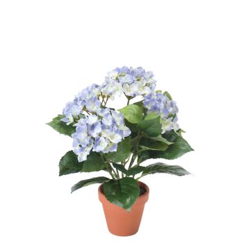 Ortensia artificiale LAIDA su stelo, blu chiaro, 35cm