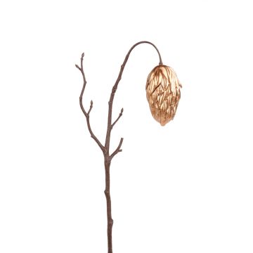 Ramo di pino finto EWALD con pigne, oro, 45cm