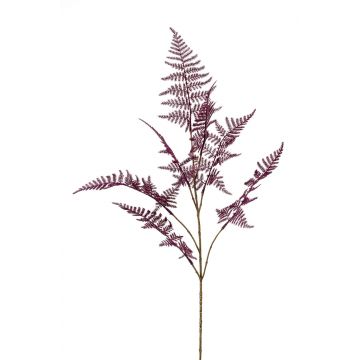 Ramo finto di Asparagus plumosus ERVIN, viola, 85cm