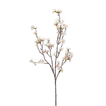 Ramo artificiale di ciliegio PALS con fiori, bianco-rosa, 95cm