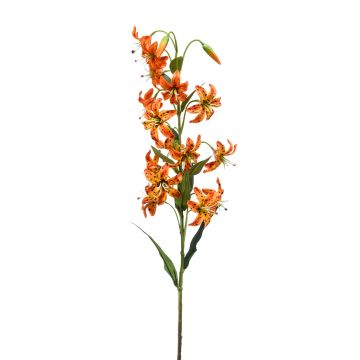 Fiore finto di giglio tigrato ARAMAIO, arancione, 80cm