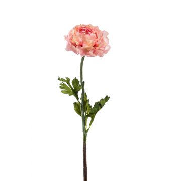 Ranuncolo artificiale ELORIO, rosa-fuchsia, 50cm