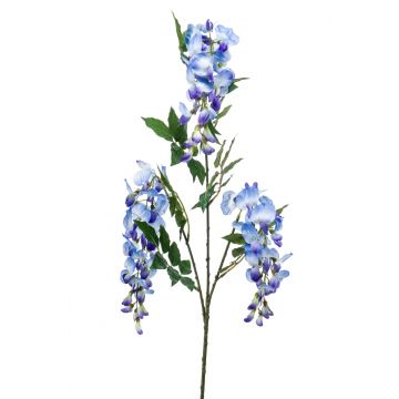 Ramo artificiale di glicine ONORATO con fiori, blu, 70cm