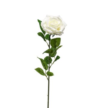 Rosa finta PEZOS, crema, 60cm