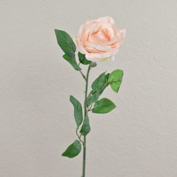 Rosa finta PEZOS, rosa tenue, 60cm