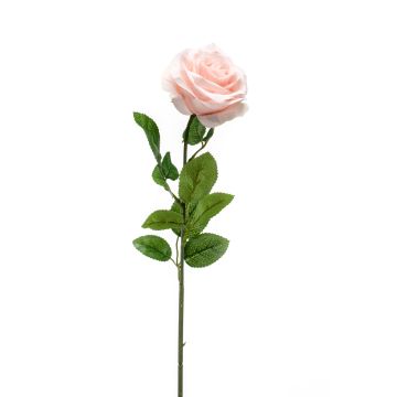 Rosa finta PEZOS, rosa tenue, 60cm