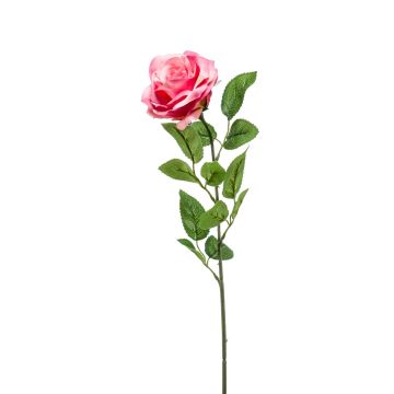 Rosa finta PEZOS, rosa, 60cm