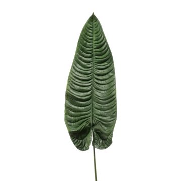 Foglia di colocasia finta ABANTO, verde, 105cm