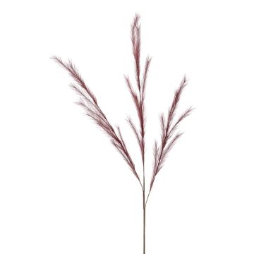 Ramo artificiale di erba stipa con pannocchie YECORA, rosso bordeaux, 130cm