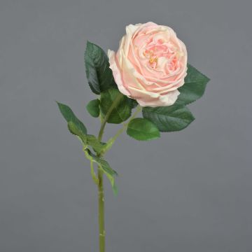 Rosa centifolia artificiale CATINCA, rosa chiaro, 60cm