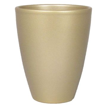 Vaso decorativo TEHERAN PALAST, ceramica, oro-opaco, 17cm, Ø13,5cm