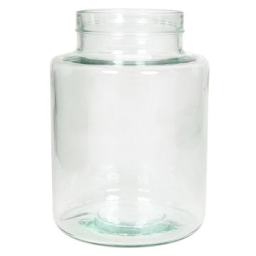 Lanterna VALENTIA in vetro, trasparente, 20cm, Ø14,5cm