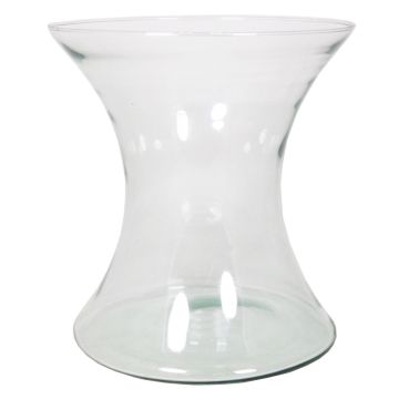 Vaso di vetro LIZ OCEAN, trasparente, 25cm, Ø23cm