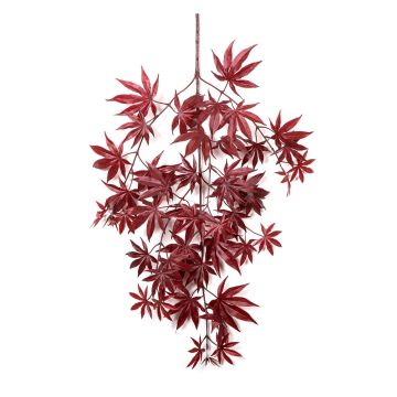Ramo artificiale di acero giapponese ALETTO, difficilmente infiammabile, rosso, 70 cm